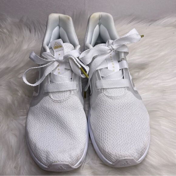 Adidas Edge Lux 5 Iridescent Striped Knit Running Shoe 9 - Picture 2 of 11